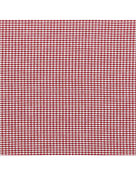 Vichy-Stoff mit kleinen Karos - Rot