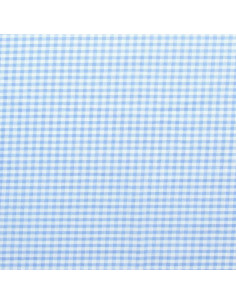 Vichy-Stoff mit großen Karos - Hellblau 2