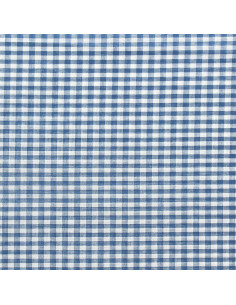 Vichy-Stoff mit großen Karos - Jeansblau 2