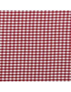 Vichy-Stoff große Karos - Rot 2