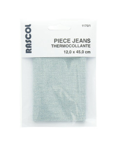 Bügeleinlage für Reparatur - Hellblaue Jeans