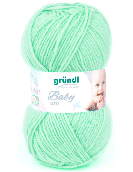Baby-Einfarbiges Garn Gründl