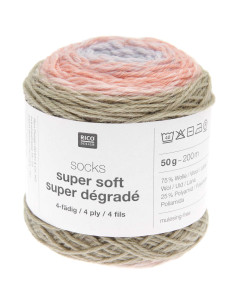 Sockenwolle Socks Super Soft Dégradé Rico Design 2