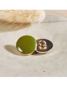 Dotty-Knopf - Matcha-Blatt 2