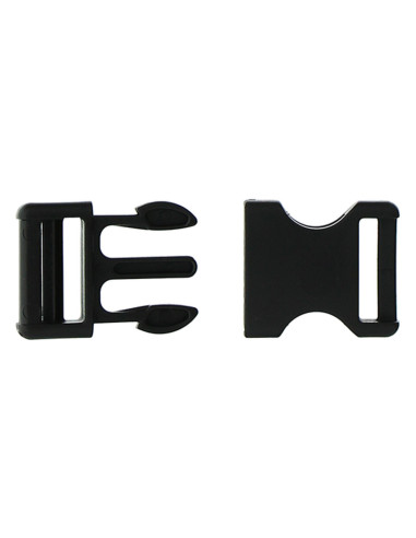 Bananenschlaufe 20 mm - Schwarz