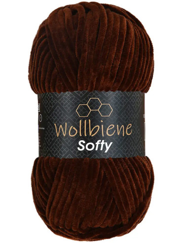 Chenille-Garn Softy Wollbiene