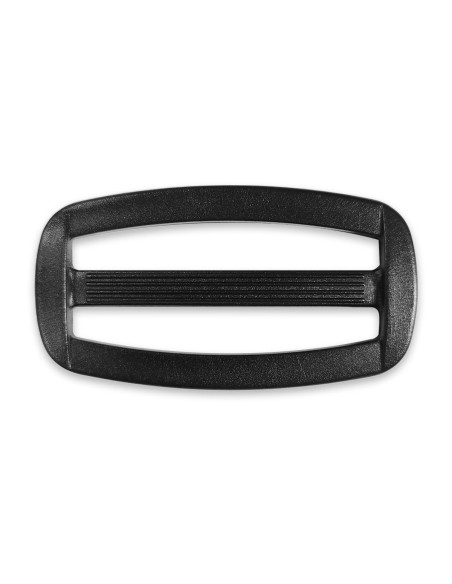 Schwarze Kunststoffschiebeschnalle 40 mm