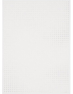 Satz von 10 Stickkartonblättern - Weiß
