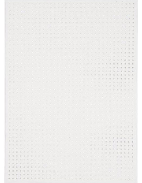 Satz von 10 Stickkartonblättern - Weiß