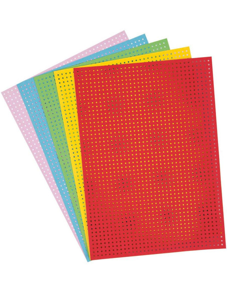 Satz von 10 Stickkartonblättern - Farben
