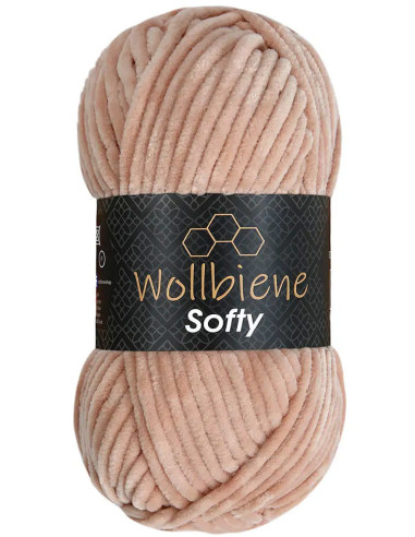 Chenille-Garn Softy Wollbiene