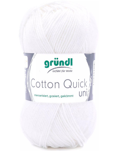 Baumwollgarn Quick Uni Gründl