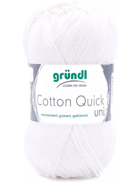Baumwollgarn Quick Uni Gründl