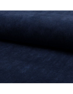 Milleraies-Samtstoff - Marineblau