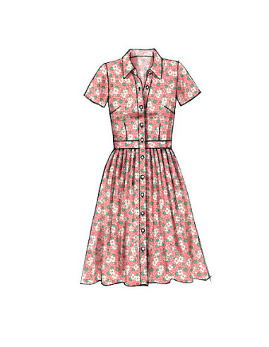 Kleid- und Unterkleid-Schnittmuster - McCall's 6696