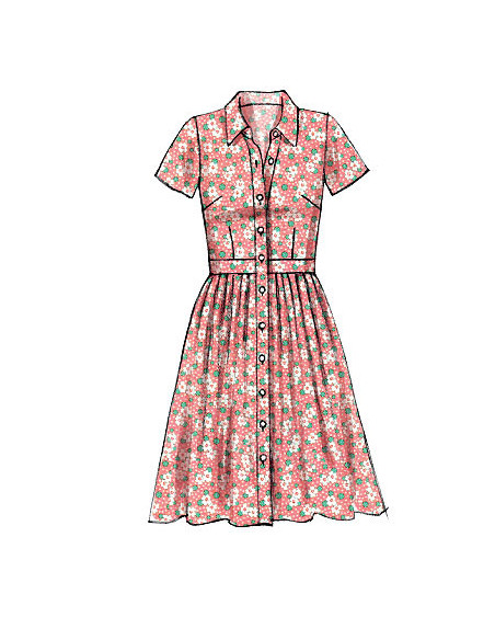 Kleid- und Unterkleid-Schnittmuster - McCall's 6696