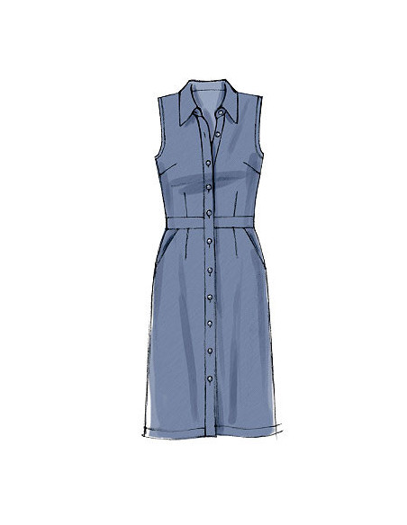 Kleid- und Unterkleid-Schnittmuster - McCall's 6696