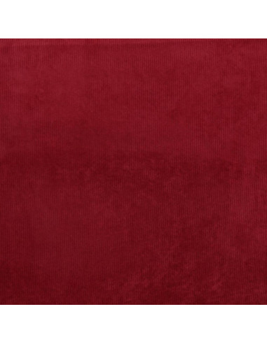 Millefaser-Samtstoff - Rot
