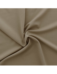Stretch-Gabardine-Stoff - Dunkelbeige