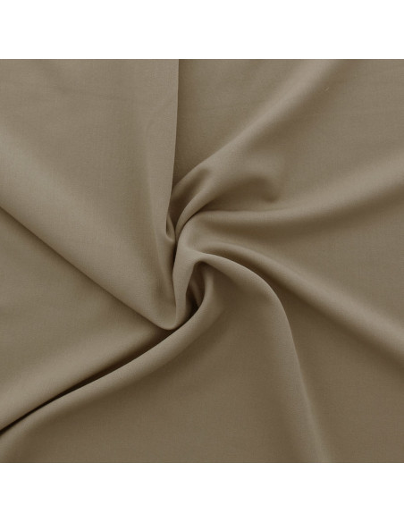 Stretch-Gabardine-Stoff - Dunkelbeige