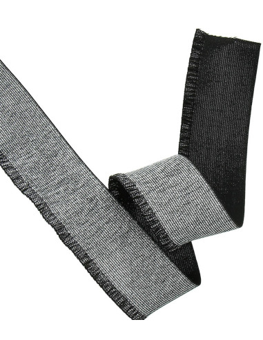 Metallischer elastischer Rock - Silber