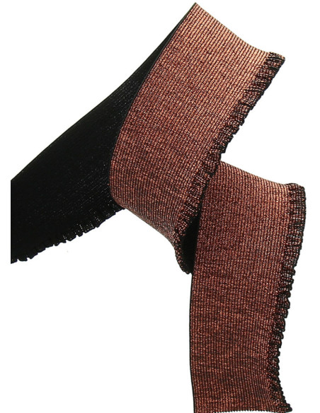Elastischer metallisierter Rock - Bronze