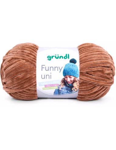 Chenillegarn Funny uni Gründl