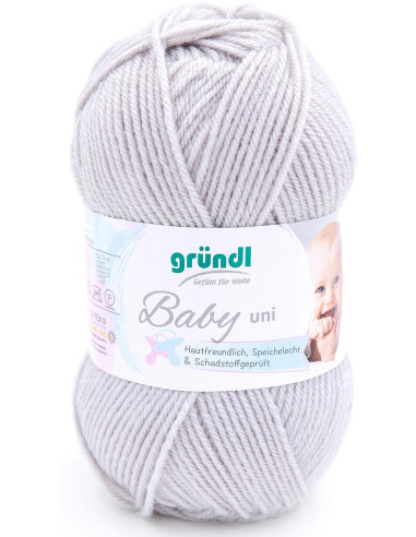 Baby-Einfarbiges Garn Gründl