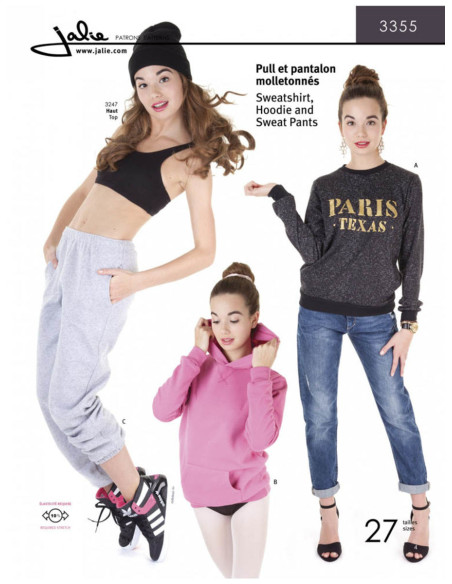 Muster für Pullover und Jogginghose - Jalie 3355