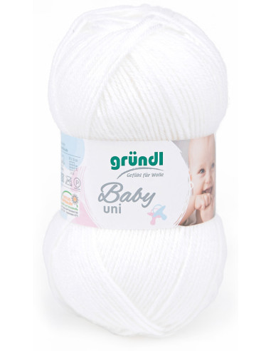 Baby-Einfarbiges Garn Gründl
