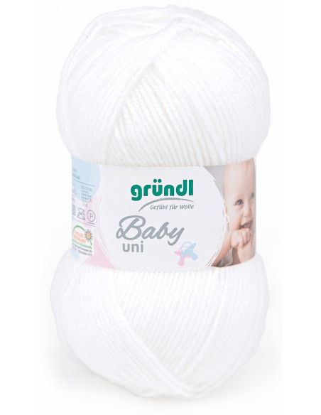 Baby-Einfarbiges Garn Gründl
