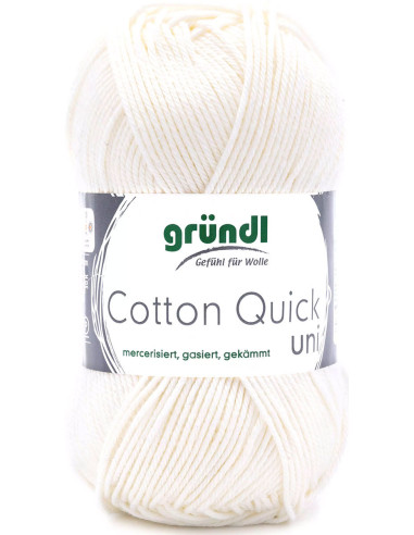 Baumwollgarn Quick Uni Gründl