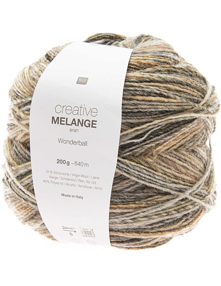 Laine Creative Melange Aran Wonderball Rico Design