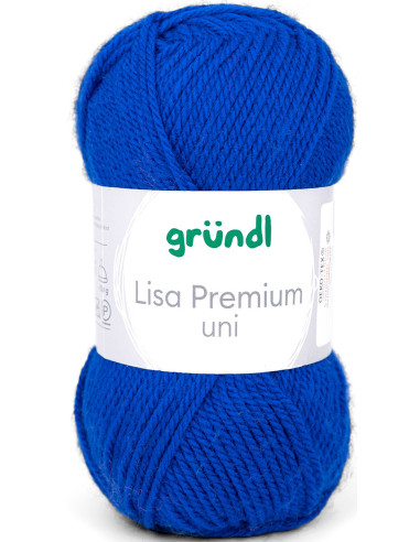 Fil à tricoter Lisa Premium uni Gründl