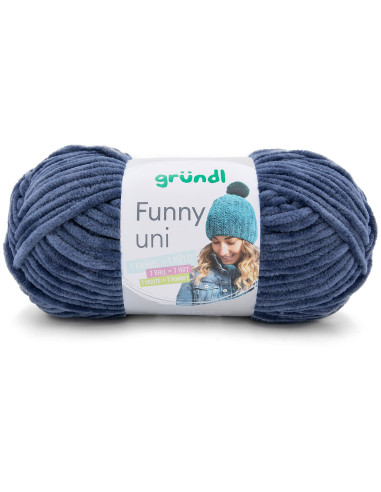 Chenillegarn Funny uni Gründl