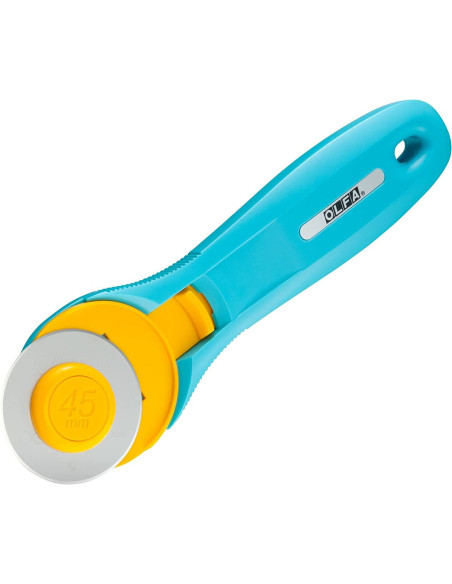 Ergonomischer Kreisschneider Türkis Olfa 45mm