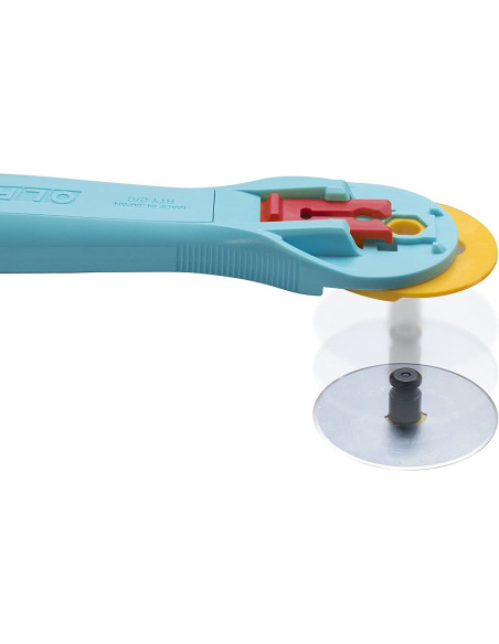 Ergonomischer Kreisschneider Türkis Olfa 45mm