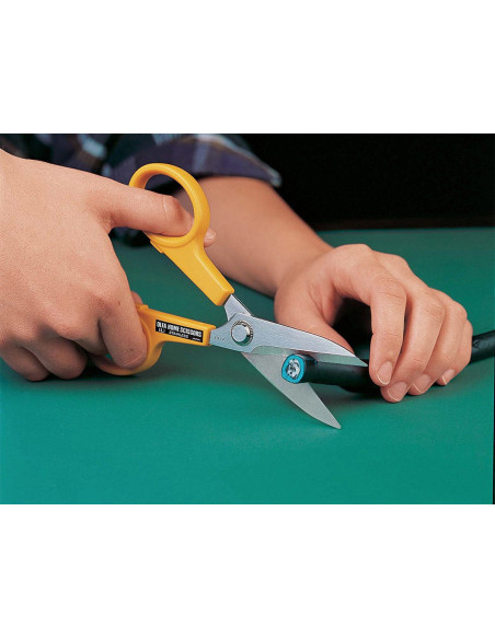 Mikroverzahnte Multifunktionsschere Olfa 17 cm