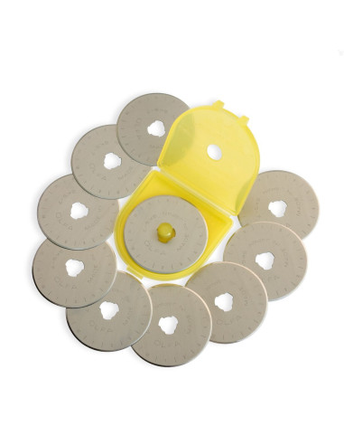 10 Ersatzklingen für Olfa Cutter - 45 mm