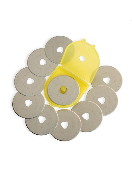 10 Ersatzklingen für Olfa Cutter - 45 mm