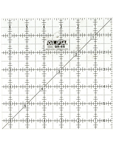 Olfa Patchwork-Lineal 6,5 x 6,5 Zoll