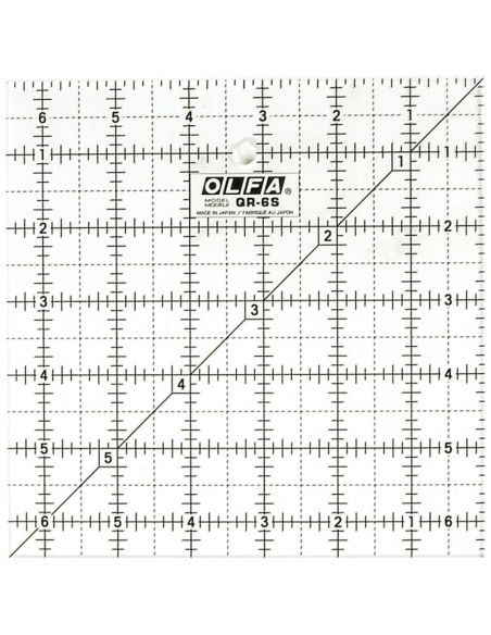 Olfa Patchwork-Lineal 6,5 x 6,5 Zoll