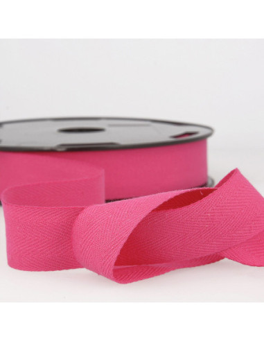 Köperband Baumwolle - Fuchsia
