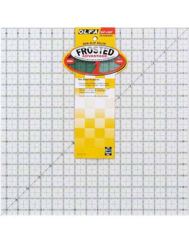 Patchwork-Lineal Olfa 16,5 x 16,5 Zoll