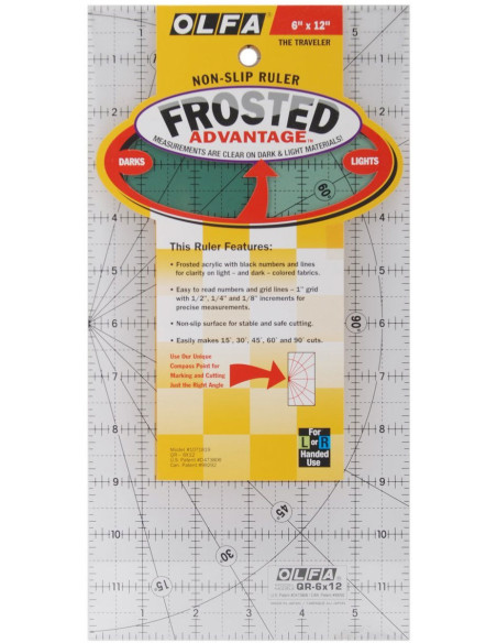 Patchwork-Lineal Olfa 6 x 12 Zoll