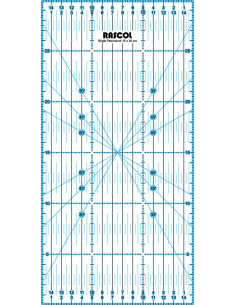 Patchwork-Lineal Rascol 15 x 30 cm