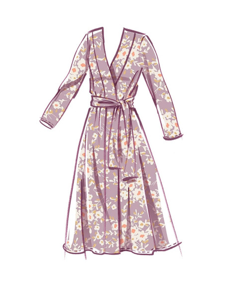 Patron de barboteuse, combinaison, robe de chambre et ceinture - McCall's 8245