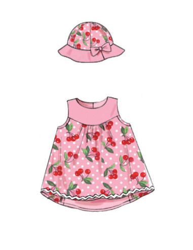 Kleidermuster, Unterhose, Strumpfhosen und Hüte - McCall's 7342