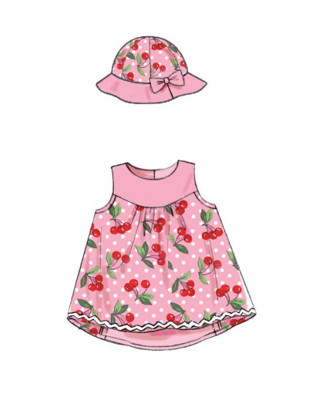 Kleidermuster, Unterhose, Strumpfhosen und Hüte - McCall's 7342