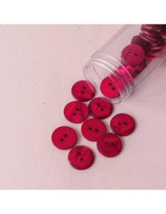 Sparkle-Knopf mit 2 Löchern - Fuchsia 2